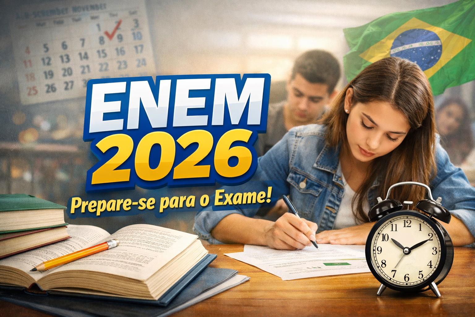 ENEM 2026: prazo de inscrição é prorrogado até 12 de junho