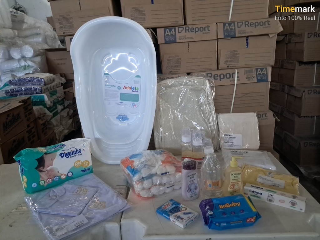 Apoio que chega com o bebê: Semasc entrega primeiro lote de kits de natalidade a 400 famílias