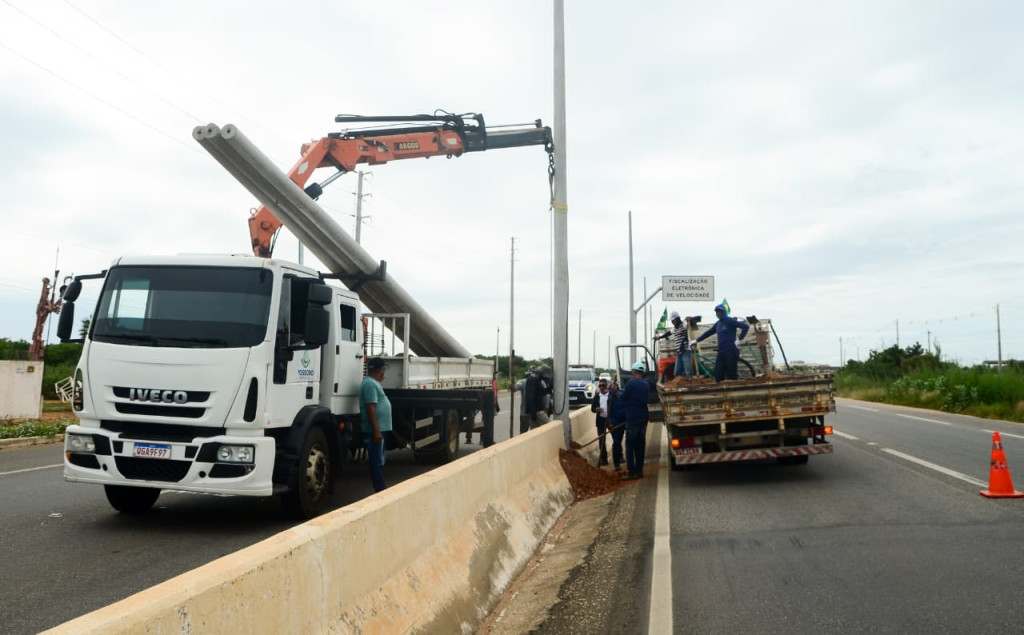 R$ 14 milhões para acender a BR-304: maior obra de iluminação da história de Mossoró avança