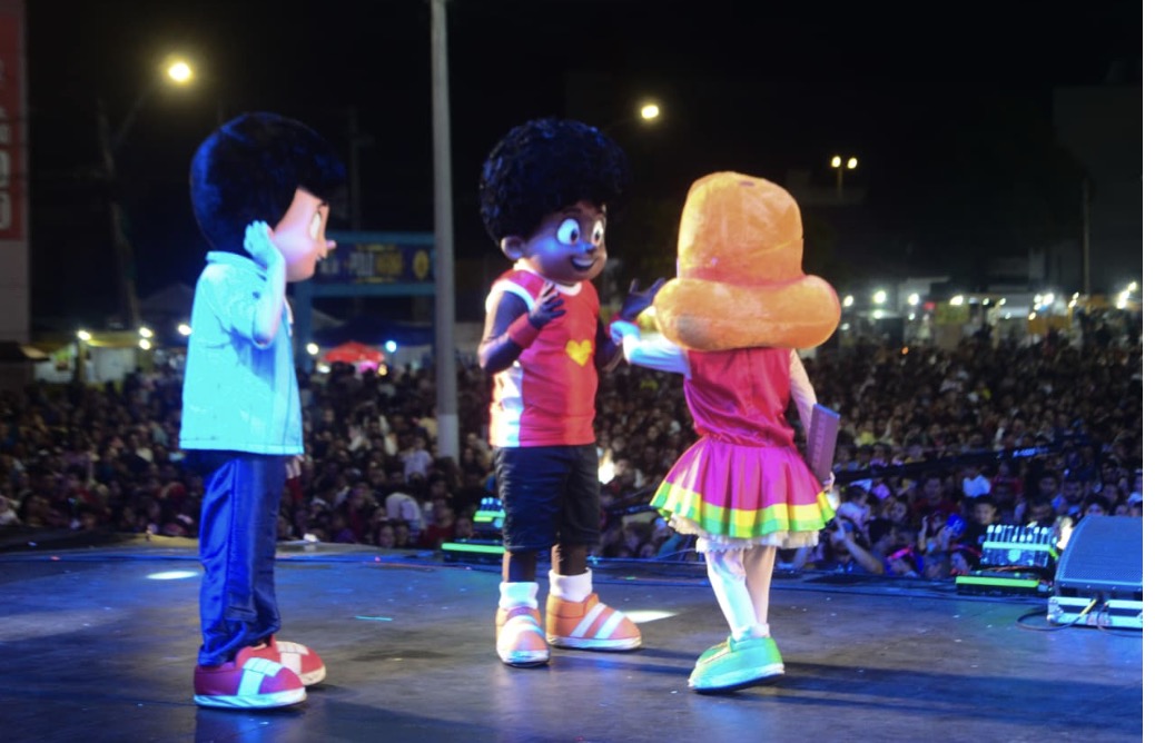 “3 Palavrinhas” leva mensagens de amor e alegria para as crianças no “Mossoró Sal e Luz”
